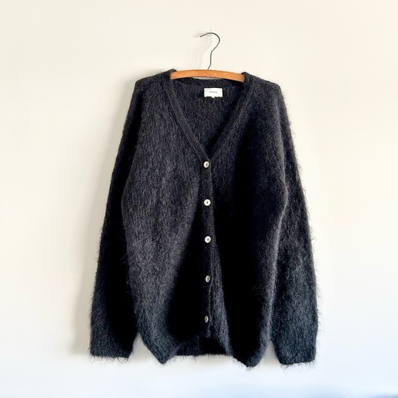 ERDEM Sweaters - Erdem Black Mohair Marcilly Cardigan Sweater Womens Large